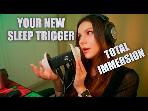 ASMR Tongue Fluttering & Ear Massage 🎧 1 Hour of Overlapping Sounds for Sleep (3Dio, No Talking)