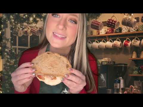 Christmas Coffee Shop ASMR