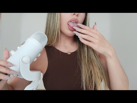 🥴 ASMR TIENES ALGO EN TU CARITA + SPIT PAINTING 👅💦