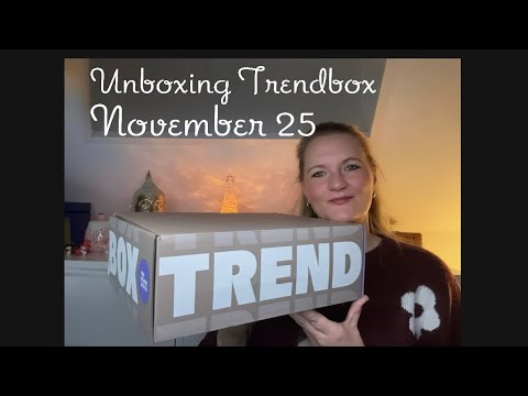 ASMR german ✨Relaxing Unboxing @trendbox.official November 25 - Dinner Night ✨Whispering Tapping ✨