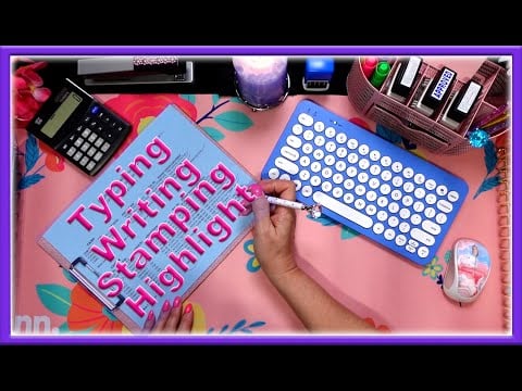 ASMR | Office Sounds | Paperwork | Typing | Stamping | Highlighting | Writing | No Talking
