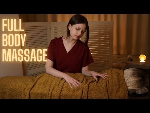 [ASMR] 🙌 Therapeutic Full Body Massage | Let me remove tension from  your muscles | Role play