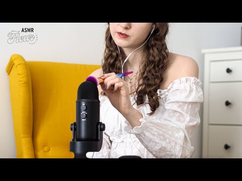 ASMR | Mic Brushing (Deep Relaxation / Sleep) Wave Sounds & White Noise (no talking)