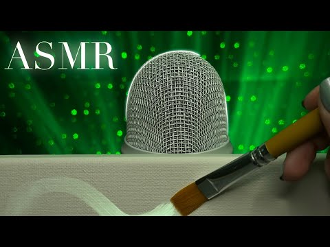 ASMR Mic Brushing & Rubbing, Tracing, Tapping, Whispering, Hand Sounds And More