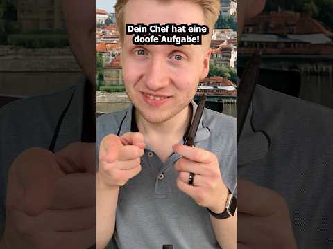 Dein Chef hat eine doofe Aufgabe! #asmr