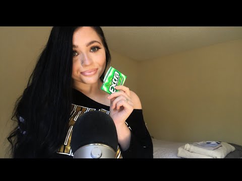 ASMR-GUM CHEWING WITH OTHER ASSORTED MOUTH SOUNDS+HAND MOVEMENTS (NO TALKING)