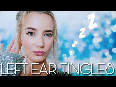 ASMR SATISFYING LEFT EAR SOUNDS - GENTLE TAPPING SCRATCHING & BRUSHING