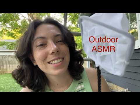 ASMR fast/aggressive outdoor hand sounds/movements