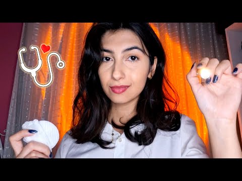 ASMR Enfermeira cuida dos seus ferimentos 🩺💊