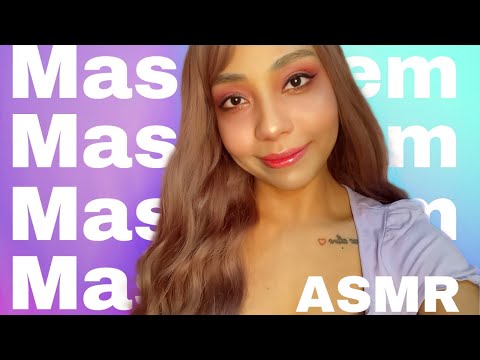 ASMR MASSAGEANDO suas COSTAS, Voz SUAVE, Som de CHUVA, Back MASSAGE,RAIN Sound, SOFT Voice.