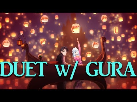 I Sang a Duet With Gura!!! (Kind of) I See The Light Campfire Karaoke