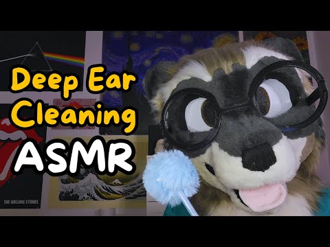 [Furry ASMR] Cleaning Your Ears! | Fursuit Tingles | (Personal Attention, Layered Sounds, Ear Noms)