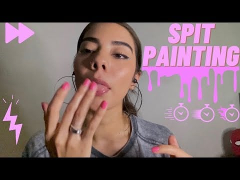 ASMR | SP1T PAINTING 💦🎨 Extra rápido✨los más VIRALES🔥 🔥 