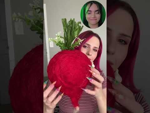 asmr react🍆🥬 #asmr #asmrtriggers