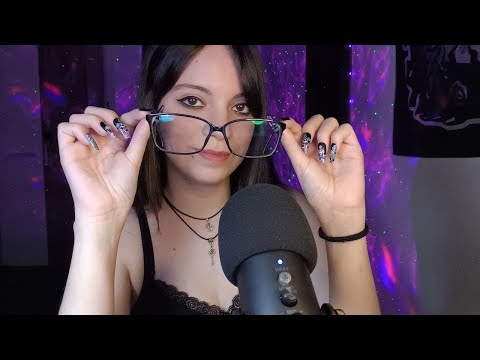 ASMR - Tapping no óculos para ter formigamentos (glasses tapping)