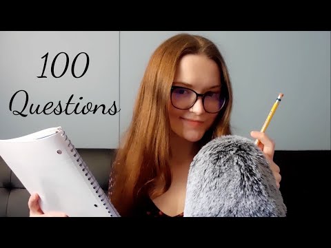 ASMR Asking You Trivia Questions 🧐 🖊️  (100 Questions)