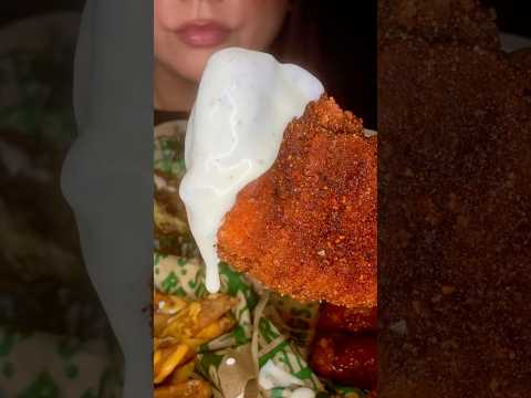 WINGSTOP NEW HOT HONEY CHICKEN TENDERS #asmr #wingstop #chicken #food #mukbang