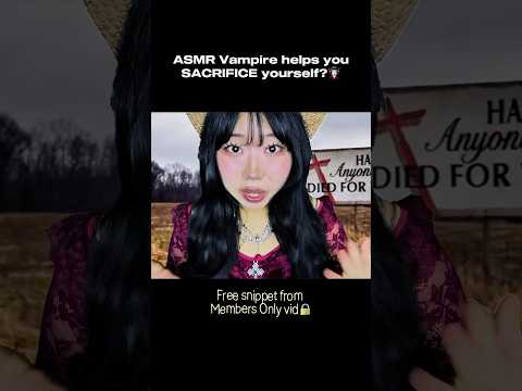 ASMR Vampire wants to Sacrifice You? #horrorasmr #asmrvideo #asmrsounds