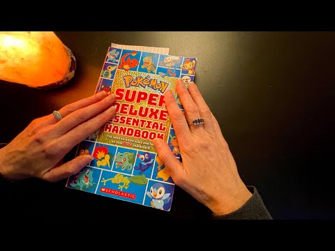 Soft-Spoken ASMR | Super Pokémon Book Flip | Mostly Unintentional Sounds