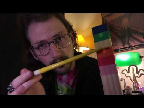 ASMR Crafting a Trigger Stick (lots of tape sounds) (kinda nonsense)