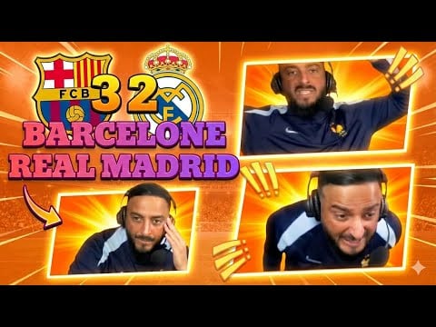 BARCELONE 3–2 REAL MADRID : Le Clásico fou 🔥 | Réaction de L’Immigré Parisien