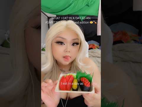 🍌WHAT I EAT IN A DAY AS AN ASMRTIST: SQUISHY FOOD EDITION 🍌 #asmr #mukbang
