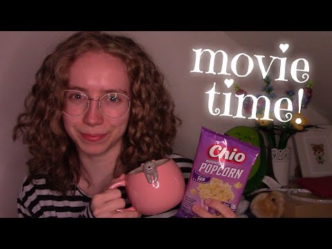 [ASMR] Watching a Movie Together 🍿🩷 (choices-trigger, whispered role-play)