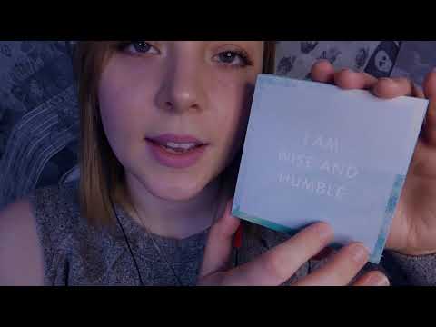 Positive affirmations and healing energy Asmr *Rain sounds*