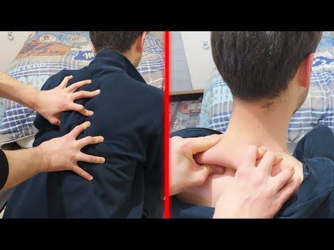 ASMR - Incredibly Relaxing BACK MASSAGE | Very Relaxing NECK MASSAGE