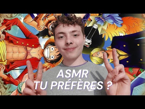 ASMR FR: Tu préfères One Piece (30 choix)