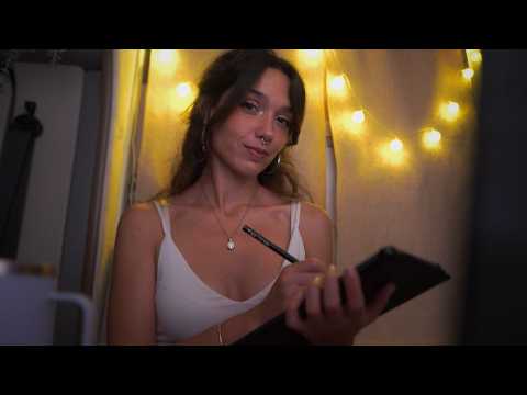 ASMR Atención Personal Haciéndote Preguntas: susurros y sonidos cosquillosos