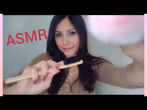 Asmr~ Relaxing Personal Attention : Hair brush, scalp massage, facial