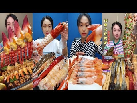 Super Satisfying Seafood Mukbang ASMR 🦞 | 극도로 만족스러운 해산물 먹방 ASMR 🦀 | 超満足シーフード大食い ASMR 🍤 | 超治愈海鲜吃播