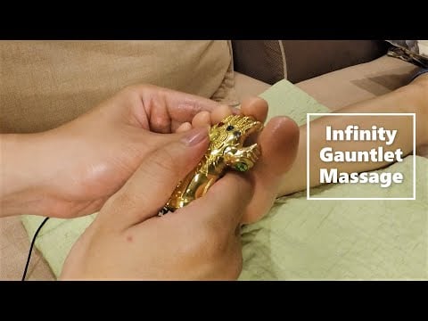 I Use Infinity Gauntlet to Heal A Tired Foot | Reflexology Foot Massage | Just A Normal Massage ASMR