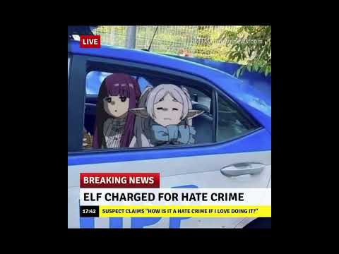 FRIEREN ARRESTED FOR HATE CRIME #animememes #memes #frieren #animeedit