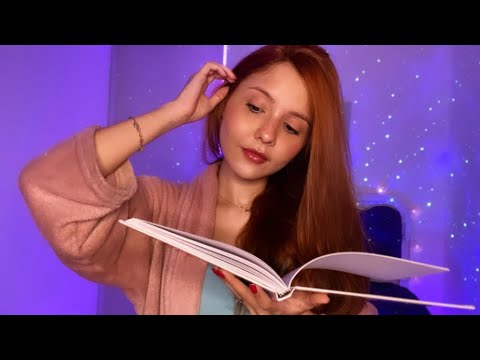 ASMR- LENDO PARA VOCÊ DORMIR EM UMA NOITE CHUVOSA