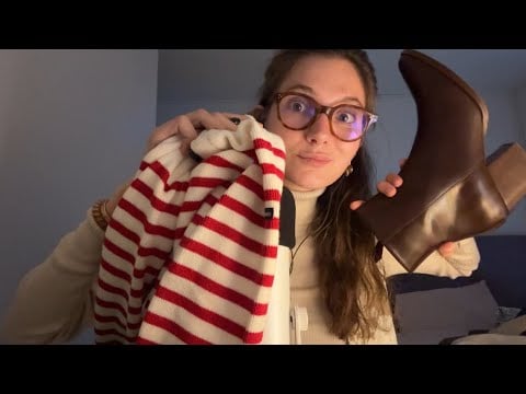 {ASMR FR} HAUL | Mes derniers achats pour cette saison | Fabric sound🧥🛍️
