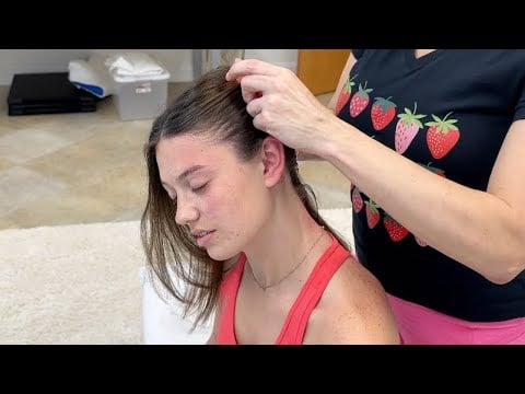 Oil Head Massage - SCALP Cracks  - Relaxing Full Body Crunches