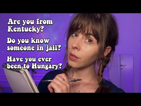 ASMR If you say YES You Can Go To Sleep I Asking you 100 VERY Specific Personal Questions