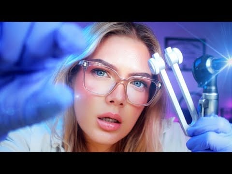 ASMR 360 Audio Ear Exam Close Your Eyes for Extreme Tingles | Otoscope, Ear Cupping & Tapping