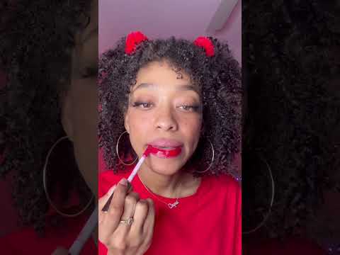 MILANI LIPGLOSS APPLICATION 🍓 #asmr #shorts