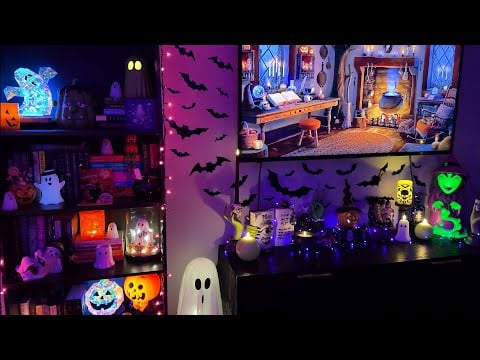 ASMR Halloween Room Tour 2025 🧙🏻‍♀️🎃 (lofi)