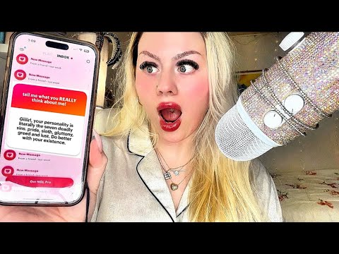 ASMR Reacting To Your Anonymous Messages About Me!