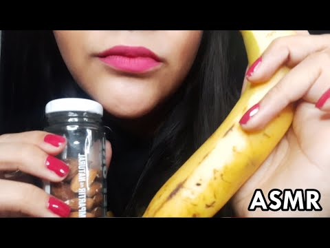 ASMR COMIENDO BANANA Y ALMENDRAS | ASMR en Español