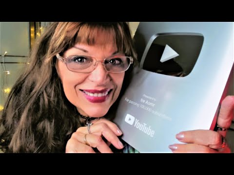 ASMR👑ABRIENDO LA PLACA DE LOS 100K SUSCRIPTORES👑UNBOXING Y SONIDOS RELAJANTES⭐️