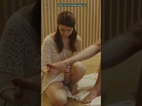 🦵 Annette Performing a Relaxing Legs Massage | ASMR Soothing Touch & Calm Vibes 💫