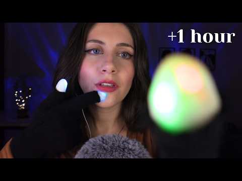 ASMR • 1 HOUR of your Favorite Triggers for Sleep (plucking, tracing, mouth sounds)