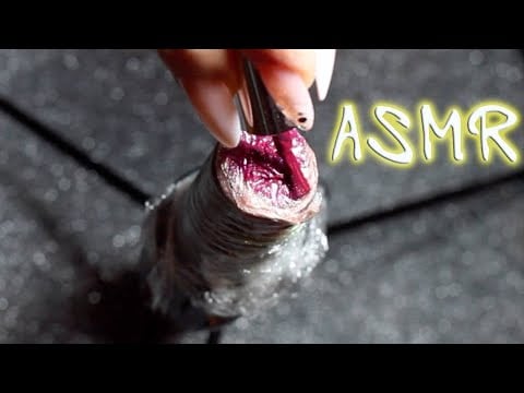 ASMR Nail Polish on Mic | Brain Melting Scratching & Brushing & | No Talking for Sleep