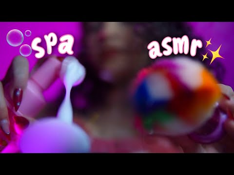 ASMR - SPA REALISTA EM PRIMEIRA PESSOA 🫧 SUPER RELAXNTE PARA DORMIR IMEDIATAMENTE 💤