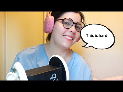 Attempting to do Fellow Asmrtist intros ASMR - it was harder than expected 